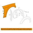 thumbnail image 3 of CAPA For 08-19 Challenger Coupe V6/V8 Front Fender Quarter Panel Primed Right, 3 of 5
