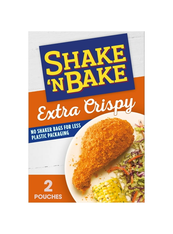 Shake 'N Bake Extra Crispy Seasoned Coating Mix, 5 oz Box, 2 ct Packets