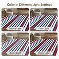 thumbnail image 7 of ODIKA 8'x10' Washable Area Rug Durable, Non-Slip Nautical Striped With Bold Horizontal Bands And Accent Lines for Living Room, Under Sectional, Family, 7 of 7