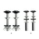 thumbnail image 4 of Yuarrent Kit de inodoro duradero con tornillos de acero inoxidable, accesorios de baño, Kit de baño Accesorios de baño 01 modelo básico, 4 of 6