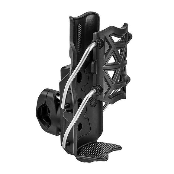 Adaptive Cycling & Motorcycle Cup Holder – Universal Bike/ATV/Boat Drink Mount, 360° Rotation Fit (Black)