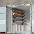 thumbnail image 4 of Yiwa 4-Tier Steel Shelving Brackets, 2 Pack Heavy Duty Hang-on Racks for Garage and Shipping Container Storage Solutions, 4 of 7