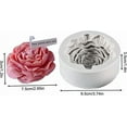 thumbnail image 2 of Nvzi Peony Flower Candle Silicone Mold Soap Mold Fondant Chocolate Cake Candy Moulds Epoxy Resin Plaster Clay Baking Pastry Tools, 2 of 4