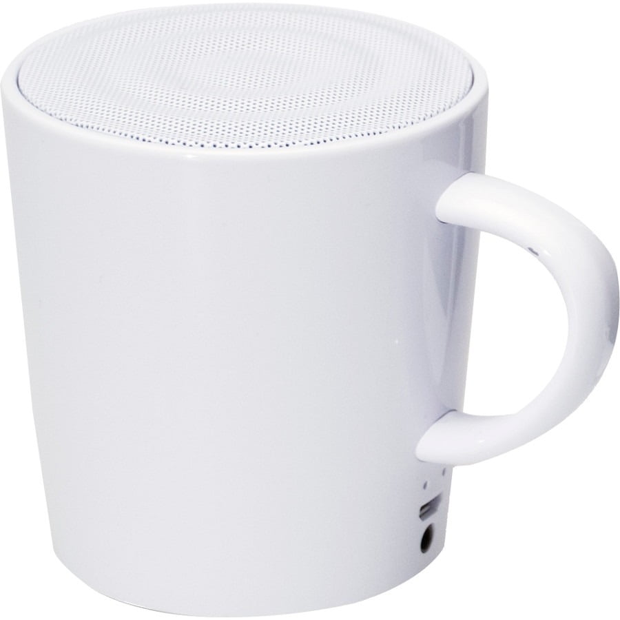 Cta Digital Spbmsw Bluetooth Speaker Mug With Mug Stand & Porcelain