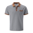 thumbnail image 4 of Men's Summer Leisure Culture Breathable Short Sleeved Shirt Top S, 4 of 4