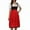 Red, variant on German Oktoberfest Women's Print Lace Up Half Apron Clothes Bavarian Themed Party Dress Up Accessory Cozy Stylish Basic Clothes