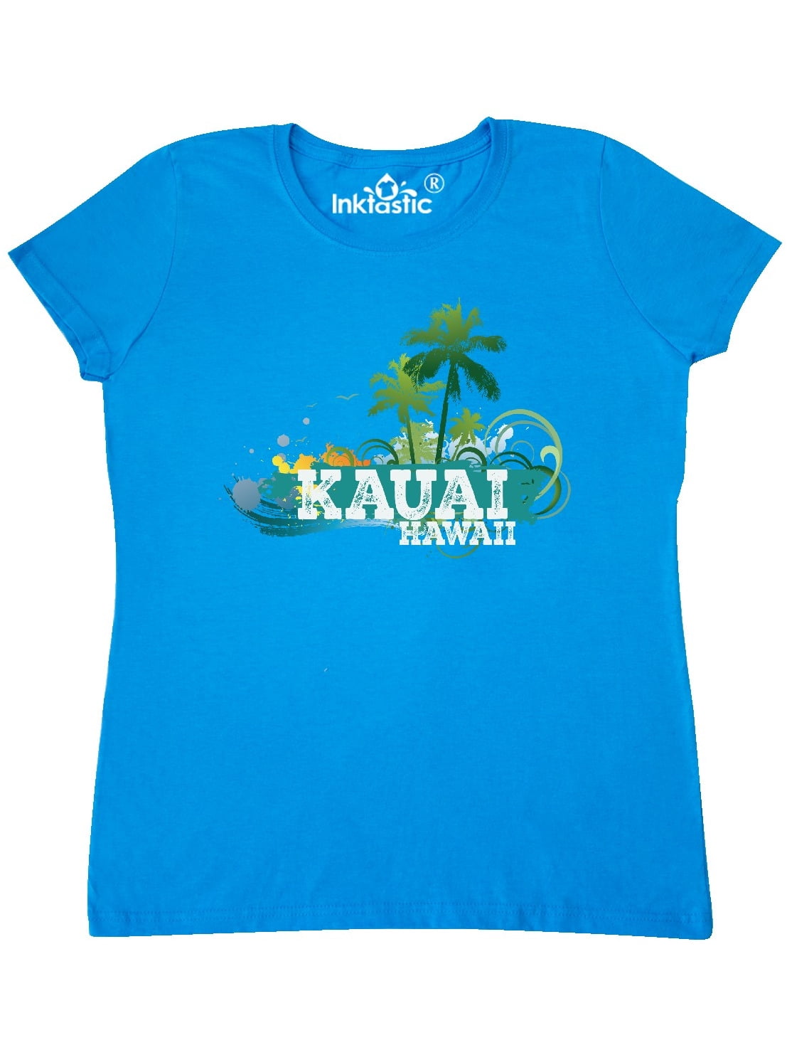 INKtastic Kauai Hawaii Tropical Vacation Women's TShirt Walmart