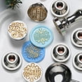 thumbnail image 4 of BQBQERT Deer Butterfly Rose Flower Embossed Seal Stamp Head, 4 of 20