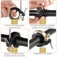 thumbnail image 4 of Campana De Bicicleta Tmvgtek West Biking Mtb Fahrrad Sicherheit Laut Hupe Fahrrad Lenker Ring Glocke (Gold), 4 of 6
