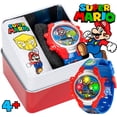 thumbnail image 2 of Accutime Super Mario Reloj digital para niños con Yoshi, espectáculo de luces LED, correa de silicona suave, diseño duradero para niños, divertido contador de tiempo para niños y niñas, 2 of 5