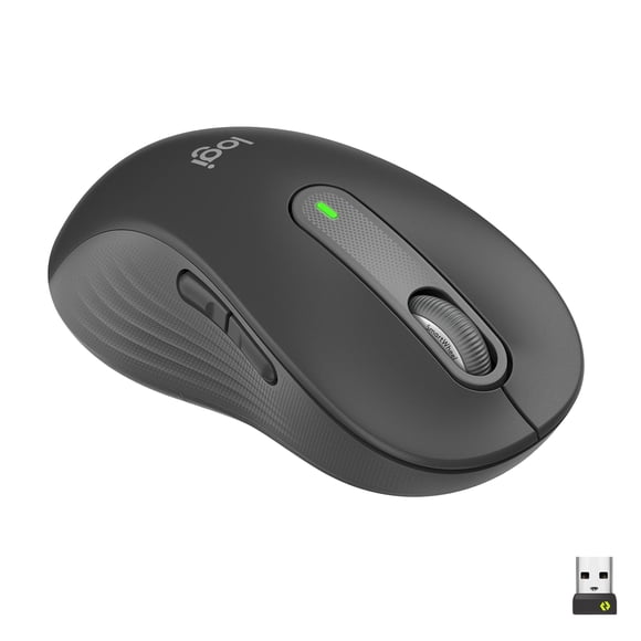 Logitech Signature M650 L Left Souris Sans Fil, Pour Mains Larges, Graphite