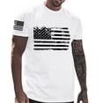 thumbnail image 2 of Mens American Flag Patriotic Shirt American 4th of July Short Sleeve Independence Day T-Shirt Loose Graphic Tee Shirts, 2 of 4