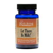 Birth Song Botanicals Let There Be Milk! Breastfeeding Supplement, 60 Count