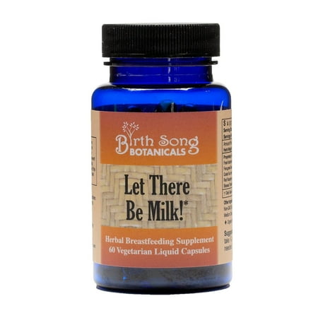Birth Song Botanicals Let There Be Milk! Breastfeeding Supplement, 60 Count