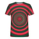thumbnail image 3 of Mens Camisas de Manga Corta Impresión Casual Deportes Cuello Redondo Blusa, Poliéster Ligero para la Primavera Verano Al Aire Libre Uso Diario, 3 of 4