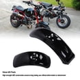 thumbnail image 3 of Motorcycle Mud Guard, Splash Protection Gloss Black Motorcycle Front Rear Mudguard Easy Replacement  for 8in 10in Wheel, 3 of 7