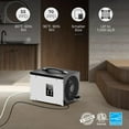 thumbnail image 3 of ALORAIR Crawl Space Dehumidifier with Pump, Energy Star Certified 70 Pint Commercial Dehumidifier, Auto Defrost, Up to 1000 Sq Ft, Memory Start, 3 of 7
