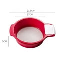 thumbnail image 5 of Stainless Steel Flour Strainer, Fine Mesh Strainer, Food Tea Sugar Flour Sifter for Kitchen Home 8.5" x 6.7", 5 of 7