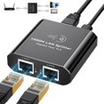 thumbnail image 1 of Divisor Ethernet AILVLVNG de 1 a 2 puertos Gigabit RJ45 de 1000 Mbps, 1 of 7