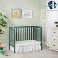 Dream On Me Edgewood 4in1 Convertible Mini Crib, Olive