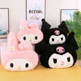 thumbnail image 4 of Juguetes de peluche de gran tamaño Kuromi Melody Sanrio, cojín de peluche súper suave, juguetes de peluche Kwaii, regalos de cumpleaños para niños, 4 of 5