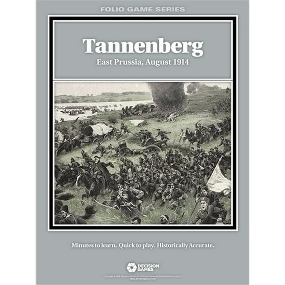 Decision Games Tannenberg East Prussia, August 1914 Folio Game Series DCG 1632
