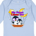 thumbnail image 4 of Inktastic My Nana Loves Me Penguin Boys or Girls Long Sleeve Baby Bodysuit, 4 of 5