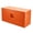 Orange, variant on Heavy Duty Black Steel Truck Bed Toolbox with Split Lift Lids, Gas-Shock Assist - Weatherproof Storage Chest for Pickup, Trailer, RV, Secure Utility Vault