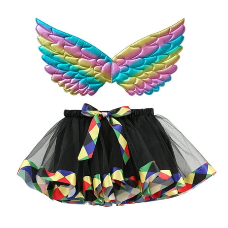 

Kids Girls Ballet Skirts Holiday Party Dance Skirt with Wing Outfits Toddler Ballet Leotard with Skirt Likely Skirt Baby Skater Skirt Skirt for Girls Size 6 Sea Skater Skirt Skirt 14 Fandom Skirts