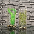 thumbnail image 7 of WGV Clear Cylinder Glass Vase - 10" Wide x 16" Height, Good quality, Heavy Weighted Base - 1 Pc, 7 of 7