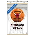 thumbnail image 3 of NBA Chicago Bulls - Drip Basketball 21 Wall Poster with Wooden Magnetic Frame, 22.375" x 34", 3 of 3
