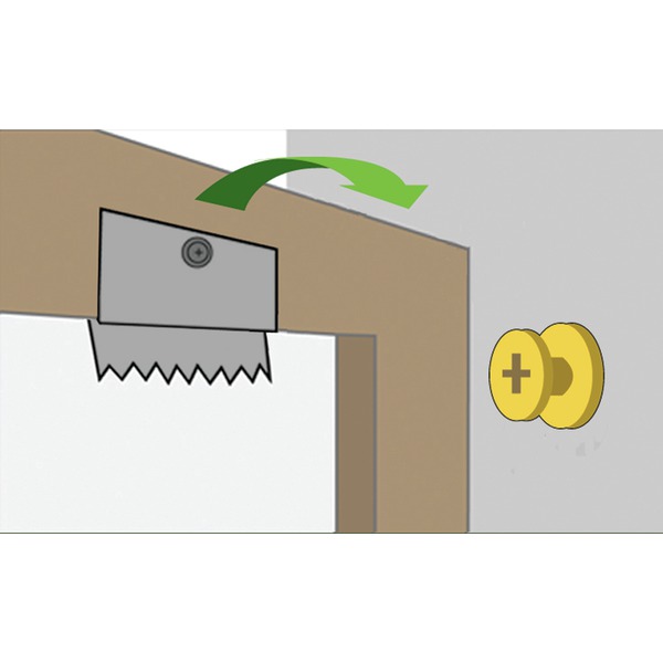 Hangman® Flushmount Canvas Hanger Kit With Level, 6 Pk