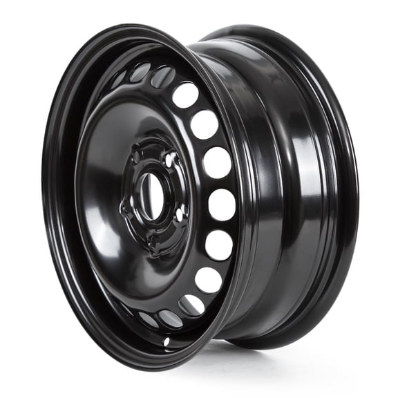 New 15x6 inch Rim for 2006-2019 Volkswagen Jetta 15" Black Steel Wheel Rim 5-lug
