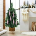 thumbnail image 7 of Honeeladyy 6PCS Christmas Ornaments 6.3 Inch Hanging Ornaments Spindle Shaped Tree Decorations - Festive Holiday Hanging Pendants for Home Office Decor, 7 of 7