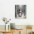 thumbnail image 2 of Nawypu  Christmas Canvas Wall Art Paintings A Cute Snowman With A Red Scarf Decor Gifts 16x20 inch, 2 of 4