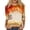 SaffronA, variant on S-5xl Fall Shirts Women 3/4 Sleeve Maple Leaf Printed Thanksgiving Shirt Crew Neck Casual Loose Fit Outdoor Work Sports Party Autumn Tunics Tops for Women