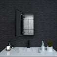 thumbnail image 4 of Bathroom Wall Cabinet Aluminum Black Framed Wall Mounted Medicine Cabinet Adjustable Shelves for Bathroom/Room, 4 of 13