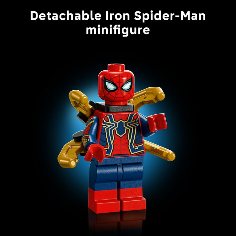 LEGO Marvel Iron Spider-Man Bust Collectible Building Kit for