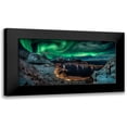 thumbnail image 1 of De La, Javier 18x11 Black Modern Framed Museum Art Print Titled - Chasing the Northern Lights, 1 of 5