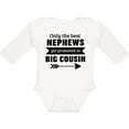 thumbnail image 3 of Inktastic Only the Best Nephews Get Promoted to Big Cousin Boys or Girls Long Sleeve Baby Bodysuit, 3 of 5