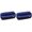 Dark Blue, variant on CSSJKYJ Soft Quilted Large Pencil Pouch Organizer with Wide Opening for Studying - Extra Big Capacity Pen Pencil Bag with Zipper, Portable Pencil Case Box, College, Cosmetic Gift,Red