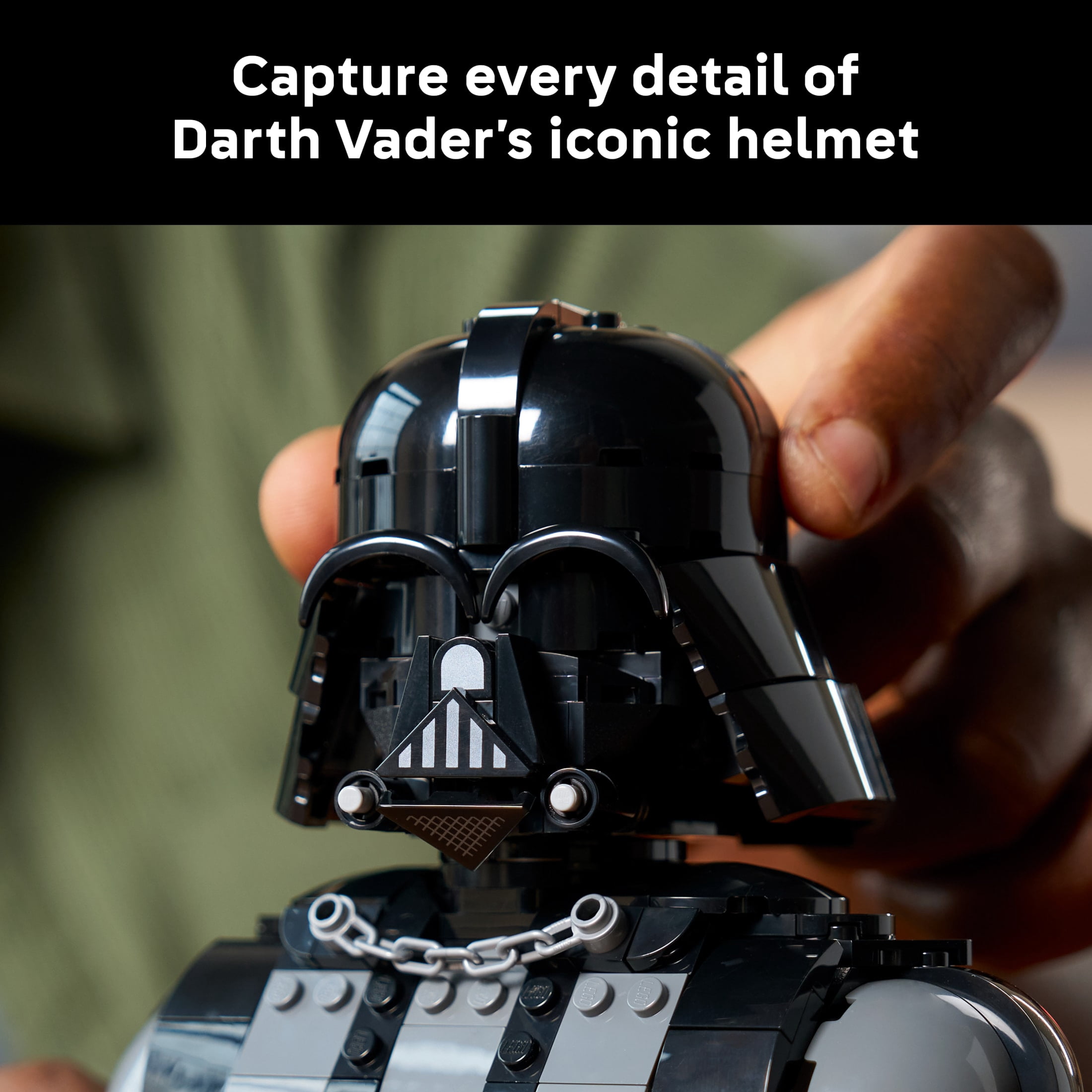 LEGO Star Wars Darth Vader Bust - Collectible Building Set for Adults, Ages 18+ - Father's Day Gift - With Darth Vader Minifigure - Bedroom or Shelf Decor - 75439