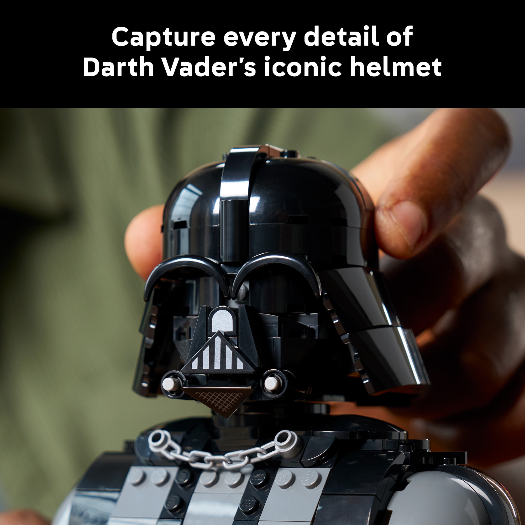LEGO Star Wars Busto de Darth Vader - Set de Construcción Coleccionable para Adultos, Mayores de 18 - Idea de Regalo de Cumpleaños - Con Minifigura de Darth Vader - Decoración para Dormitorio o Estantería - 75439 5