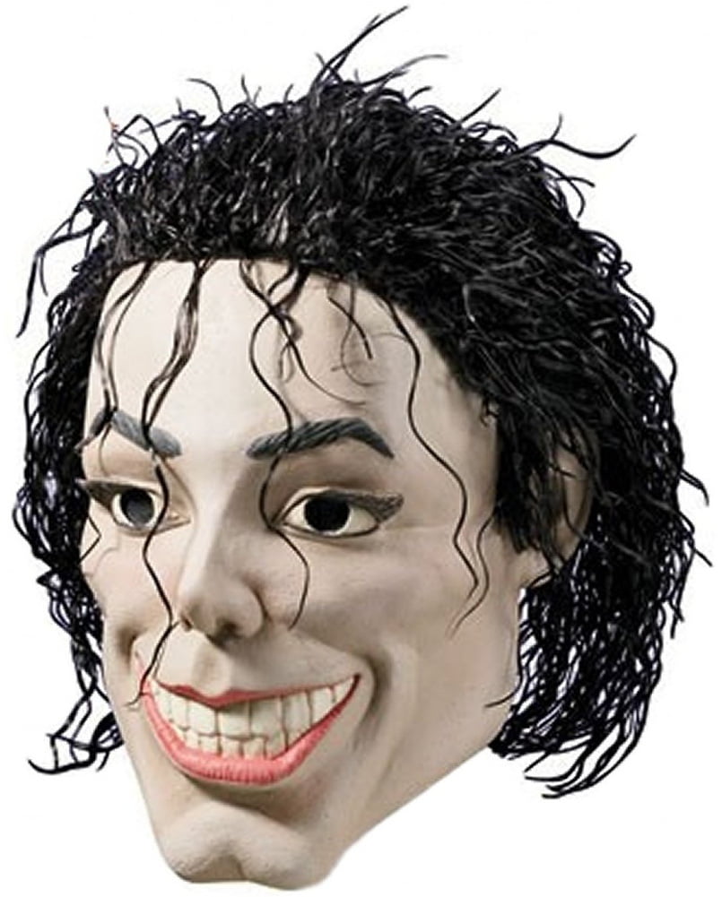 Modig Kanin Grisling Plastic Man Michael Jackson King Of Pop Vinyl Mask Halloween Costume  Accessory - Walmart.com
