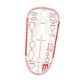 thumbnail image 3 of Abbracc Fashion Drawing Template Ruler Sewing Humanoid Patterns Design for Designing 15, 3 of 9