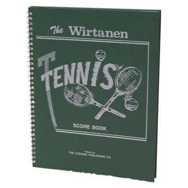 SPORTS Wirtanen Tennis Scorebook