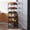 Black-slim Cart, variant on 6 Tier Slim Storage Cart with Wheels, 10" D Rolling Storage Cart for Small Space, Metal Narrow Spice Cabinet Mobile Shelving Unit Organizer with Handle for Kitchen, Laundry - Black