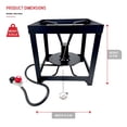 thumbnail image 5 of Nexgrill Single High Pressure Burner Propane Stove, Extra Large Heavy Duty Outdoor Propane Burner, 88,000 BTUs, Jet Gas Burner for Outdoor Cooking, Turkey Frying, Crawfish, and More - 840-0004, 5 of 5