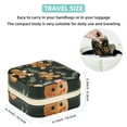 thumbnail image 5 of Gingerbread man Travel Portable Square Jewelry Box for Rings, Earrings, Necklaces, Bracelets - Girls and Women, 5 of 6