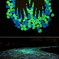 thumbnail image 6 of Vacemry Glow in Dark Pebbles, 300 Pcs Luminous Garden Stones for Pathway, Flower Pots, and Aquarium, Resin Pebbles that Glow at Night, Outdoor and Indoor Decor, 6 of 9